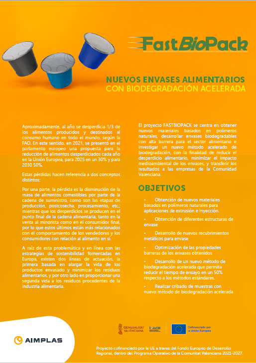Póster proyecto FASTBIOPACK